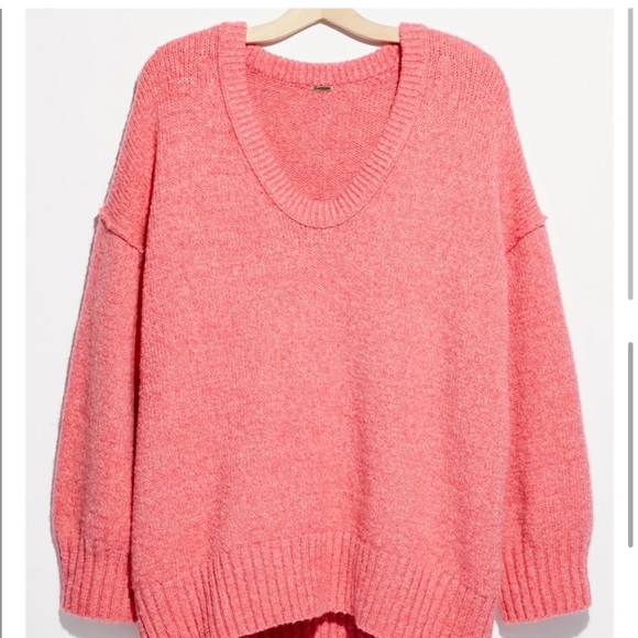 Free People Brookside Tunic in Pink Lightning O1 - Picture 7 of 15